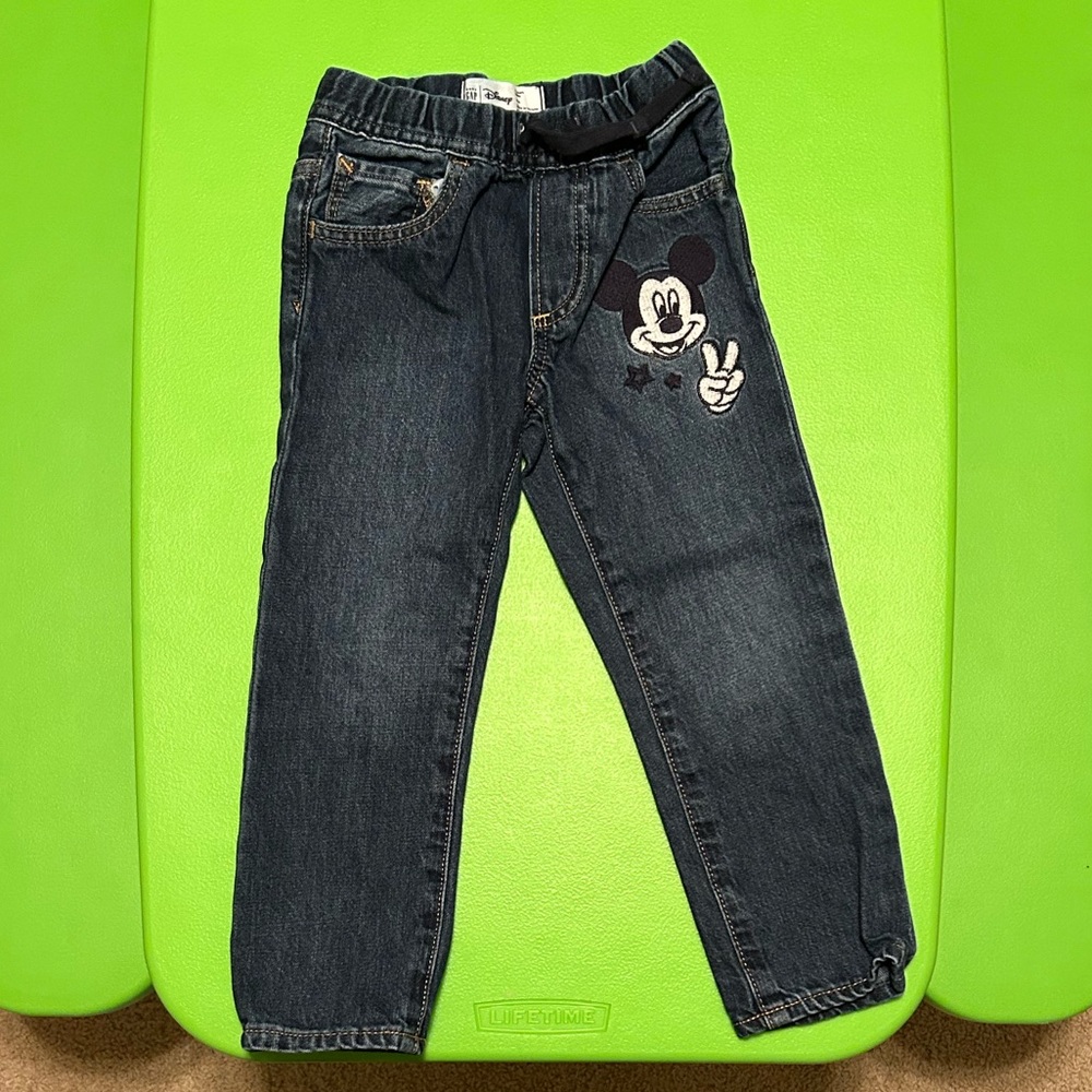 Gap Kids 4T Mickey Mouse Denim